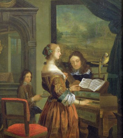 The Music Lesson by Willem Van Mieris